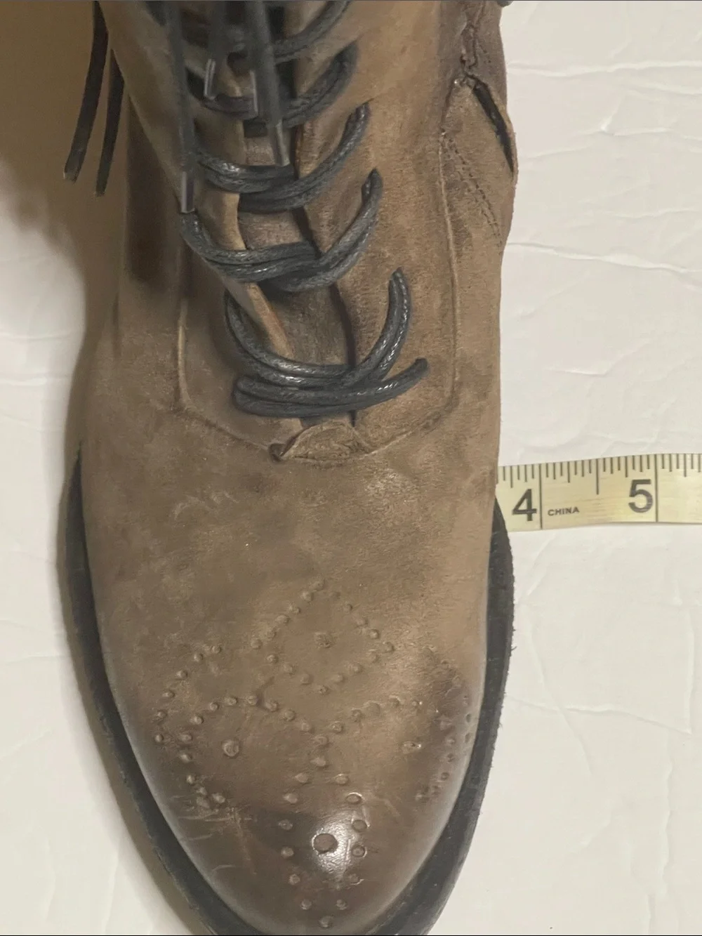 AS98 Brown Knee-High Lace-Up Suede Boots - Women's Size 7